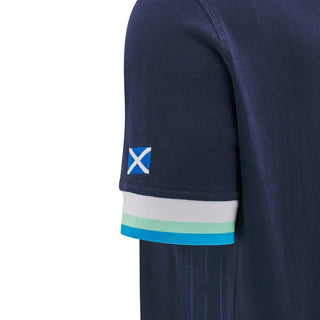 Macron Scotland SRU 2024/25 Adults Home Cotton Rugby Shirt