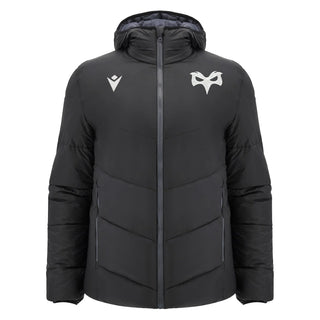 Macron Ospreys Rugby 2025/26 Adults Padded Bomber Jacket