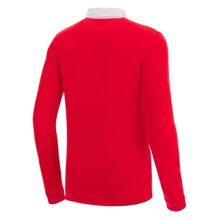 Macron Adults Wales WRU RWC 2023 L/S Cotton Jersey