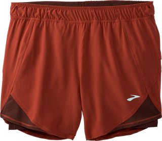 Brooks Chaser 5" 2 in 1 Womens Running Shorts