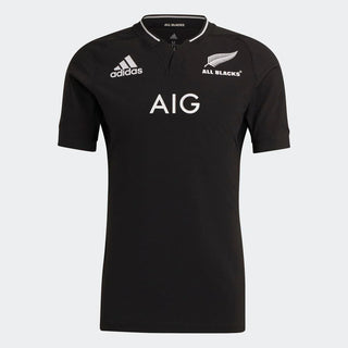 adidas Mens All Blacks Performance Supporters Home Rugby Shirt
