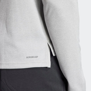 adidas Mens Train Essentials Training 1/4-Zip Long Sleeve Sweatshirt