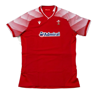 Macron Wales WRU 20 Mens Home Pro Shirt Pathway Technical Body Fit