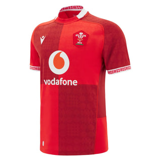 Macron Wales WRU 2025/26 Mens Home Rugby Shirt
