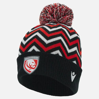 Macron Gloucester Rugby 2025/26 Pom Pom Beanie