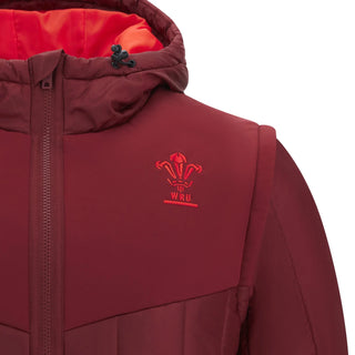 Macron Wales WRU 2025/26 Adults Travel Bomber Jacket