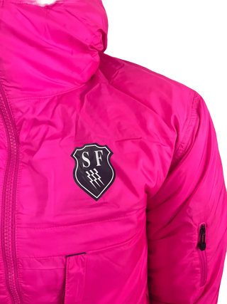 ASICS Stade Francais Stadium Jacket Pink
