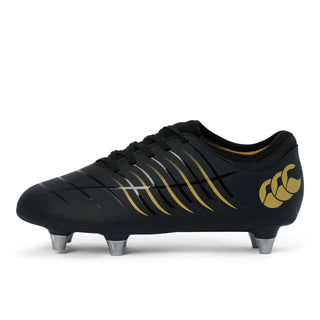 Canterbury Phoenix 2.0 Kids Soft Ground Rugby Boots Black