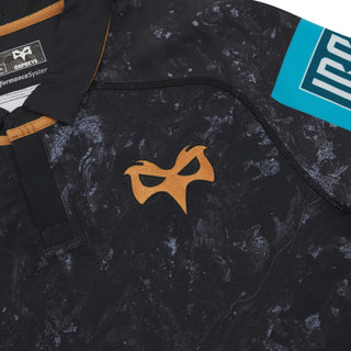 Macron Ospreys Rugby 2025/26 Mens Home Slim Fit Rugby Shirt