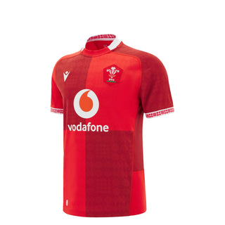 Macron Wales WRU 2025/26 Junior Home Rugby Shirt