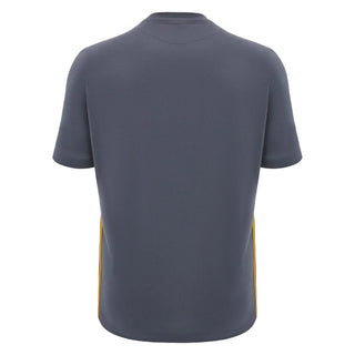 Macron Wales WRU 2024/25 Six Nations Adults Travel Cotton Rugby T-Shirt