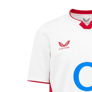 Castore England RFU 2025/26 Kids Home Rugby Shirt