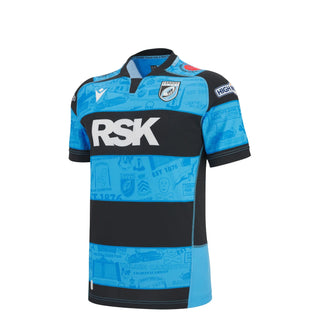 Macron Cardiff Rugby 2025/26 Kids Home Rugby Shirt