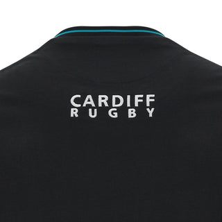 Macron Cardiff Rugby 2023/24 Mens Travel Rugby T-Shirt