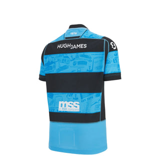 Macron Cardiff Rugby 2025/26 Kids Home Rugby Shirt