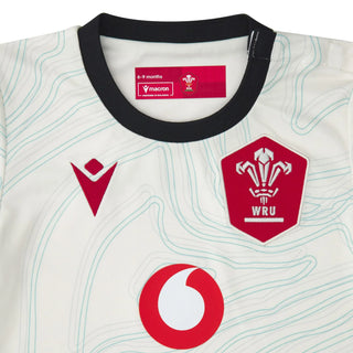 Macron Wales WRU 2025/26 Baby Away Rugby Shirt