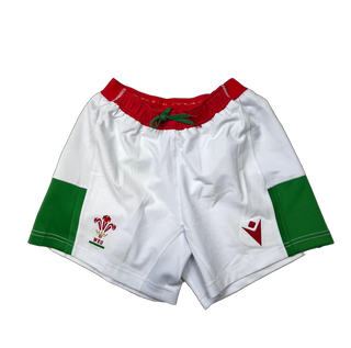 Macron Wales WRU Rugby 22/23 Mens Home Pathway Shorts