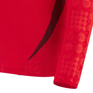 Macron Wales WRU 2025/26 Mens Players Training 1/4 Zip Top