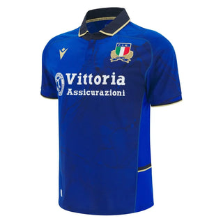 Macron Italy FIR 2025/26 Mens Home Rugby Shirt