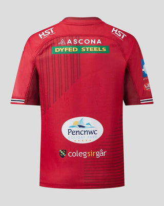 Castore Scarlets Mens Home Rugby Shirt
