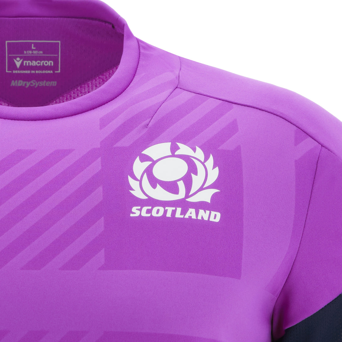 Macron Scotland SRU 2025/26 Mens Poly Training T-Shirt