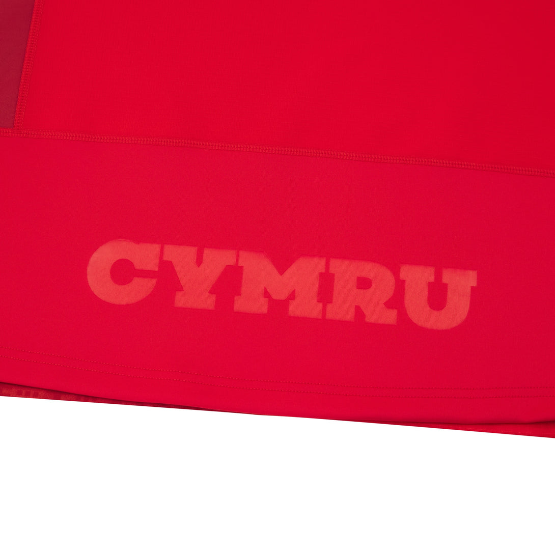 Macron Wales WRU 2025/26 Mens Home Slim Fit Rugby Shirt