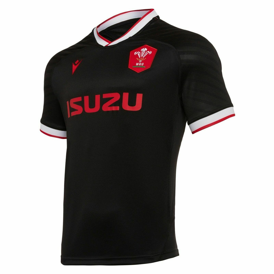 Macron Wales WRU Alternate Mens Rugby Shirt