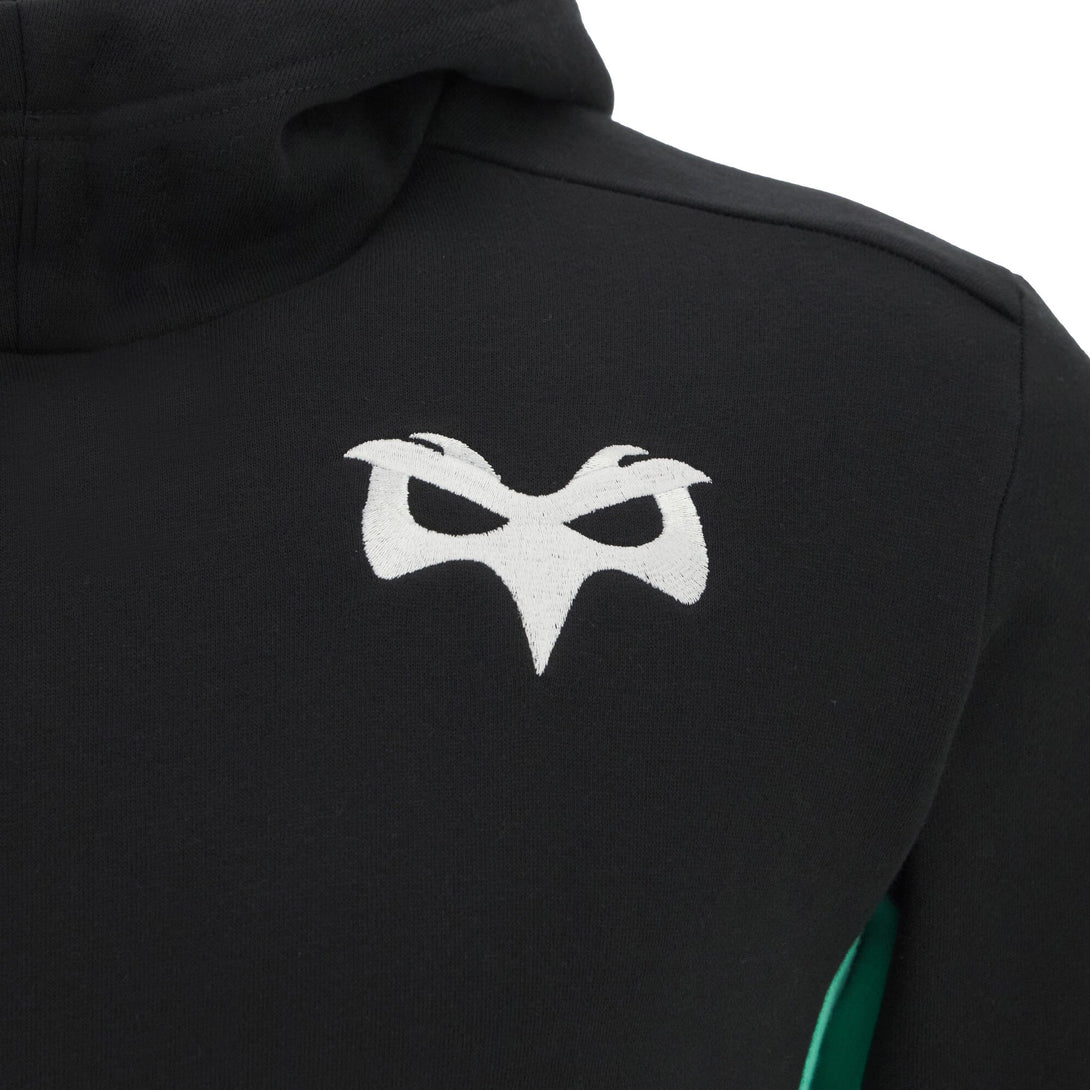 Macron Ospreys Rugby 2025/26 Kids Cotton Hoodie