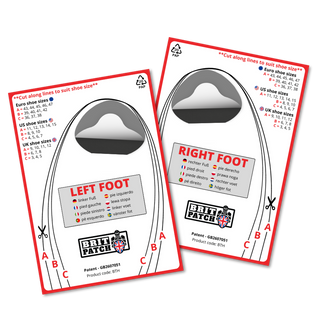 Brit Patch Big Toe Hole Preventer