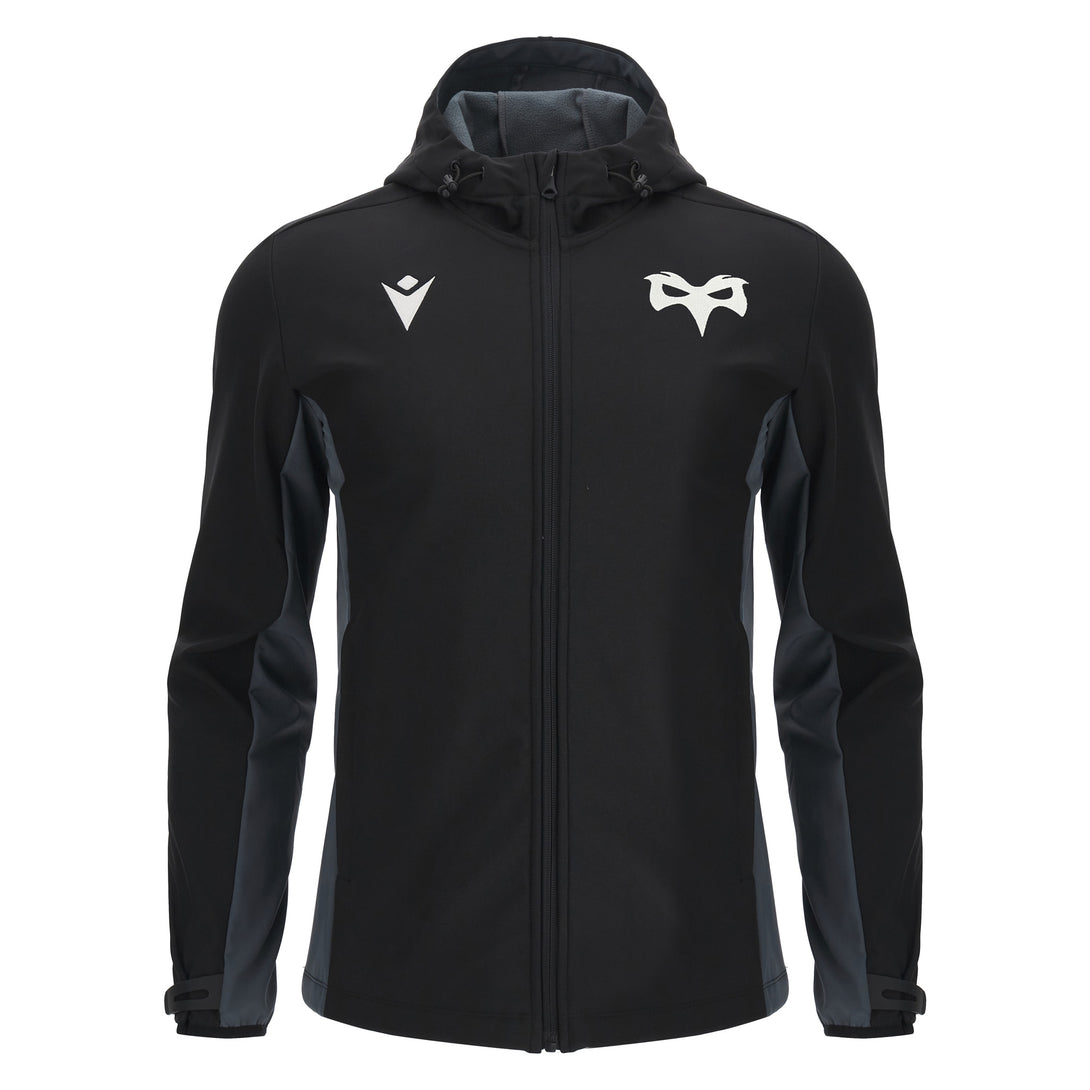Macron Ospreys Rugby 2025/26 Adults Softshell Heavy Jacket