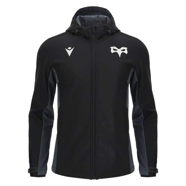 Macron Ospreys Rugby 2025/26 Adults Softshell Heavy Jacket