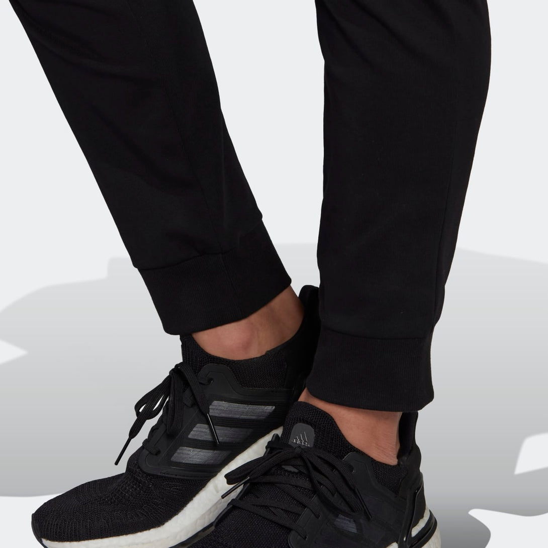 Adidas All Blacks Mens Lifestyle Tapered Cuff Tracksuit Pants