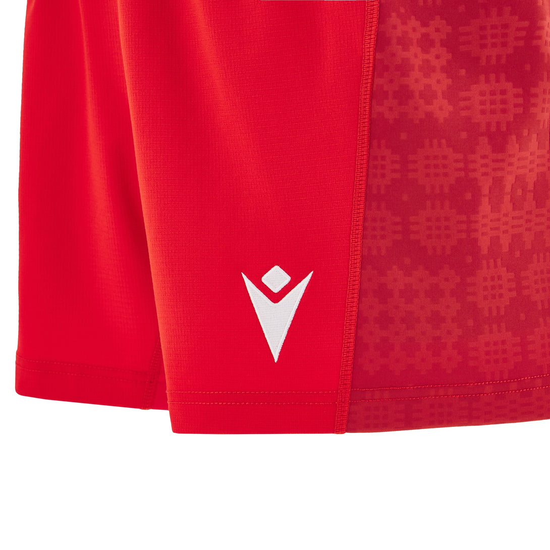 Macron Wales WRU 2025/26 Kids Home Rugby Shorts