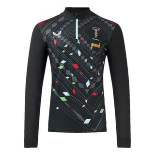 Castore Harlequins 2023/24 Mens Rugby 1/4 Zip Top