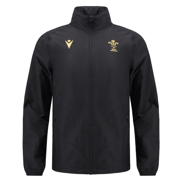 Macron Wales WRU 2024/25 Six Nations Adults Waterproof Rugby Jacket 