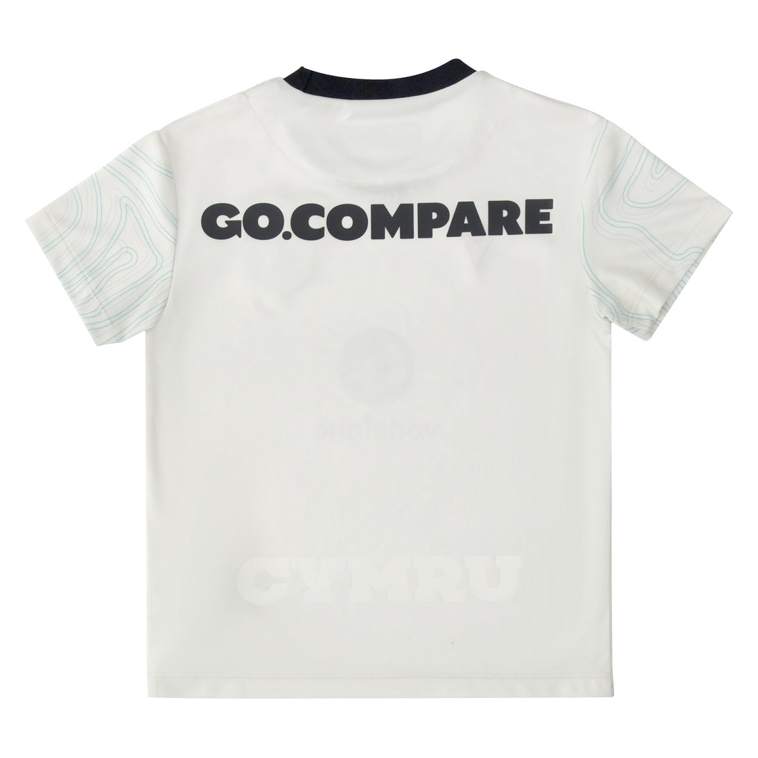 Macron Wales WRU 2025/26 Kids Away Rugby Shirt