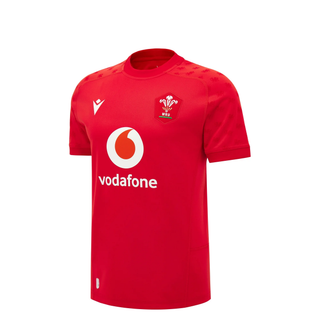 Macron Wales WRU 2026/27 Kids Home Rugby Shirt