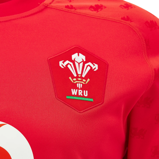 Macron Wales WRU 2026/27 Kids Home Rugby Shirt