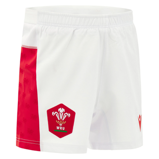 Macron Wales WRU 2026/27 Mens Home Rugby Shorts