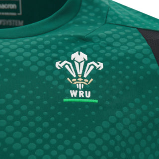Macron Wales WRU 2026/27 Mens Player Training Long Sleeve T-Shirt