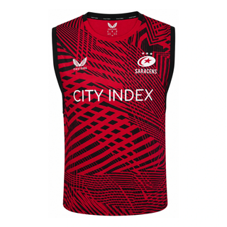 Castore Saracens Rugby 2023/24 Mens Coaches Training Vest