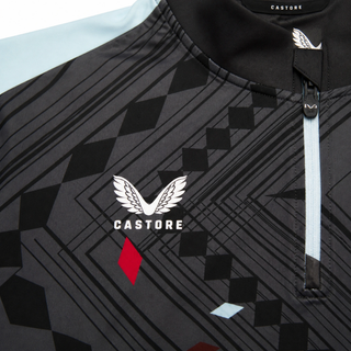 Castore Harlequins 2023/24 Mens Rugby 1/4 Zip Top