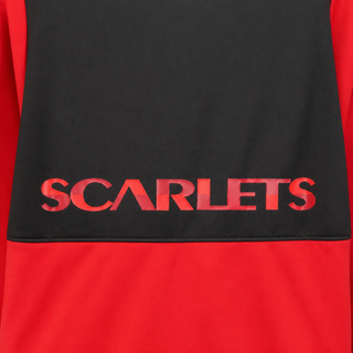 Castore Scarlets Rugby 2023/24 Mens 1/4 Zip Mid Layer