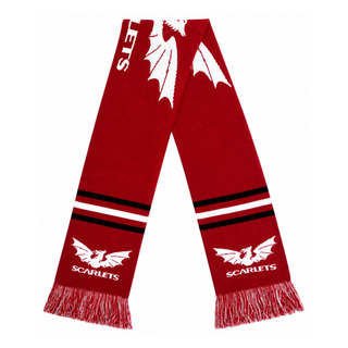 Castore Scarlets Rugby 2024/25 Knitted Scarf