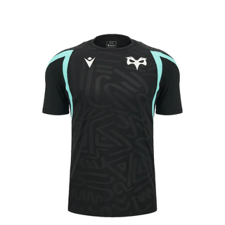 Macron Ospreys Rugby 2026/27 Kids Poly Training T-Shirt