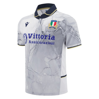 Macron Italy FIR 2025/26 Mens Away Rugby Shirt