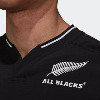adidas Mens All Blacks Performance Supporters Home Rugby Shirt