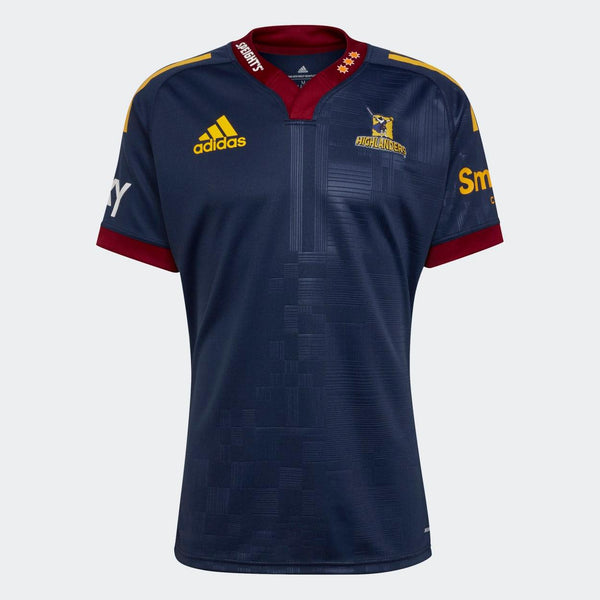 Adidas Mens Highlanders Rugby Supporters Home Jersey