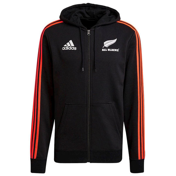 Rugby Heaven Adidas New Zealand All Blacks Mens FZ Hoody - www.rugby-heaven.co.uk