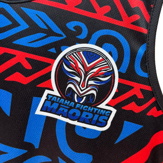 Taiaha Fighting Maoris Kids Rugby Vest